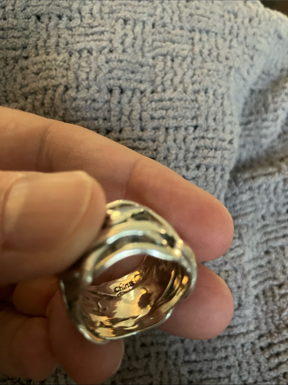 Silpada Silver Ring with Iridescent Moonstone - Picture 7 of 13